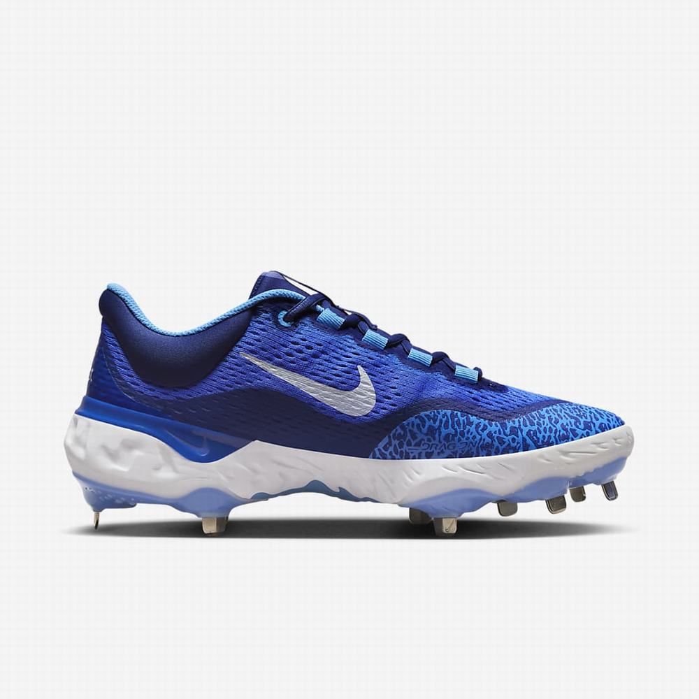 Baseballové Topanky Nike Alpha Huarache Elite 4 Low Panske Kráľovská Modrá Modre Biele | SK018724