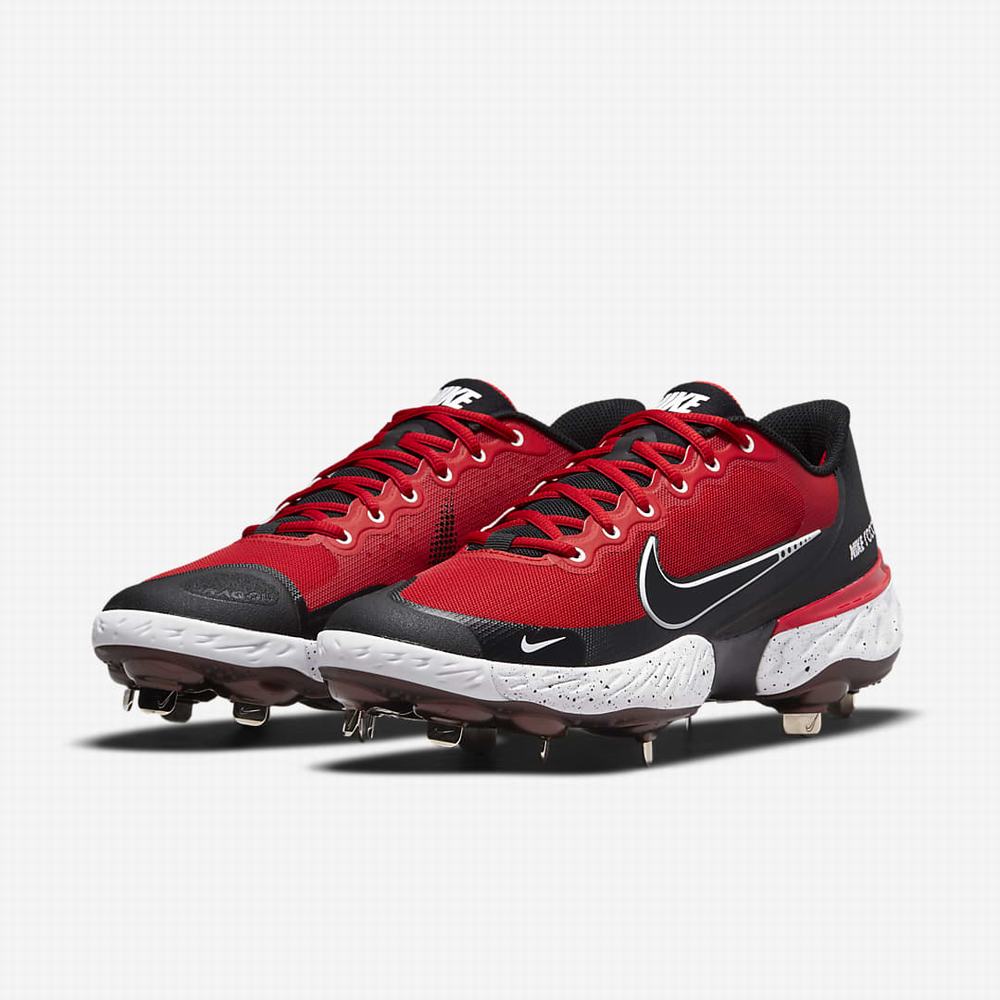 Baseballové Topanky Nike Alpha Huarache Elite 3 Low Panske Červené Biele Čierne | SK238491