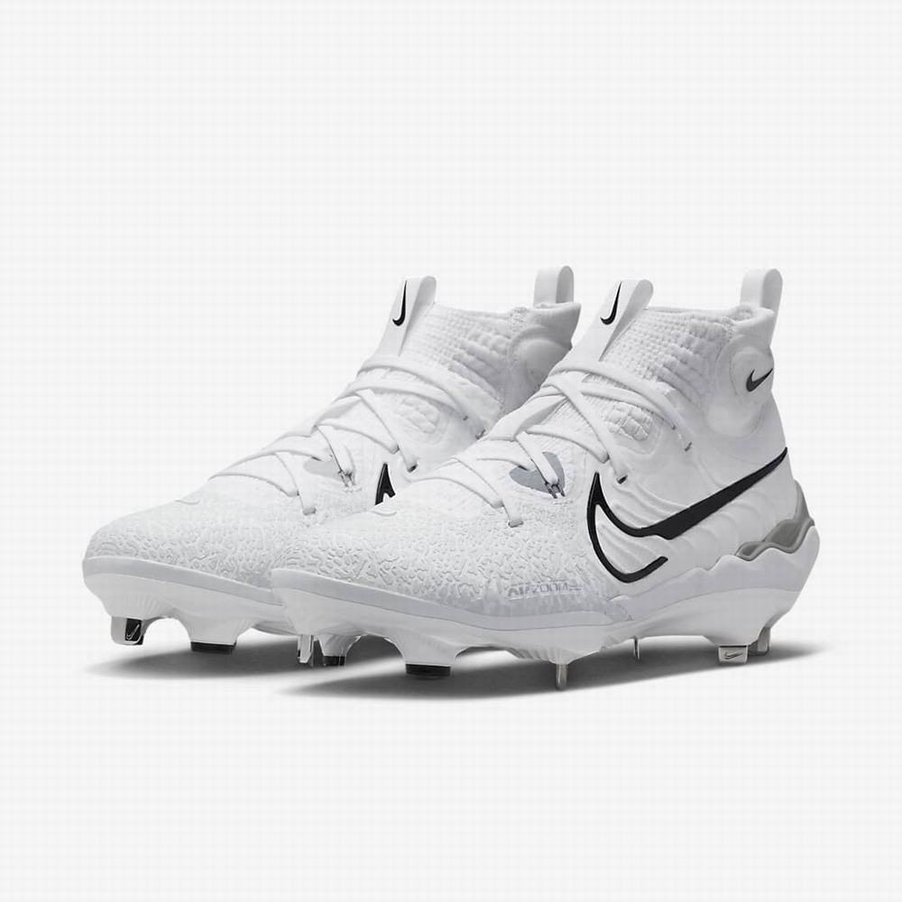 Baseballové Topanky Nike Alpha Huarache NXT Panske Biele Siva Platina Čierne | SK267058