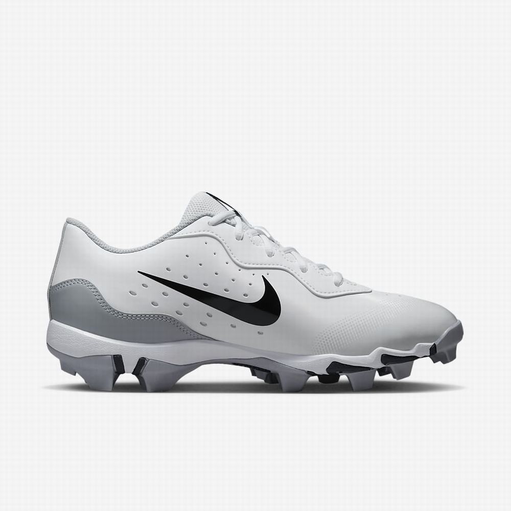 Baseballové Topanky Nike Alpha Huarache 4 Keystone Panske Biele Siva Platina Čierne | SK345968