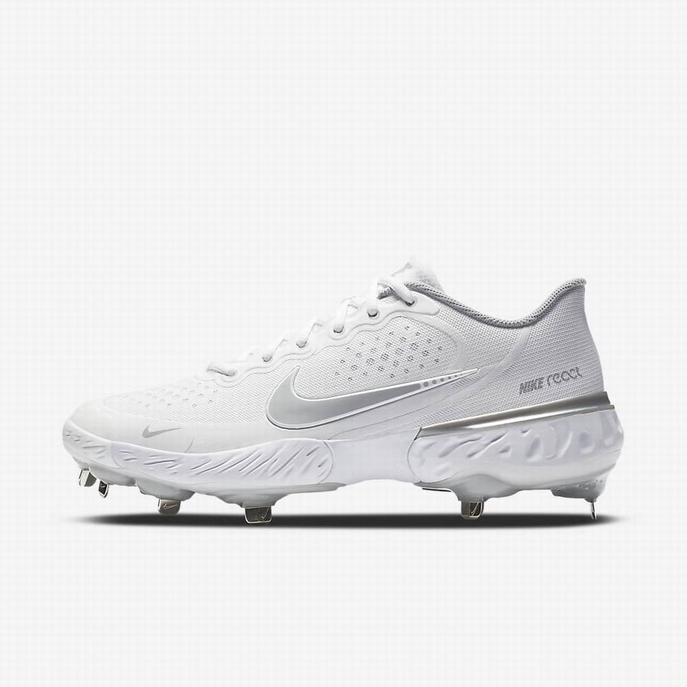 Baseballové Topanky Nike Alpha Huarache Elite 3 Low Panske Biele Zelene Svetlo Siva | SK371649