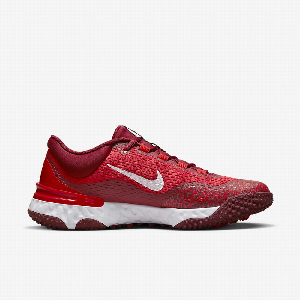 Baseballové Topanky Nike Alpha Huarache Elite 4 Turf Panske Červené Biele | SK417305