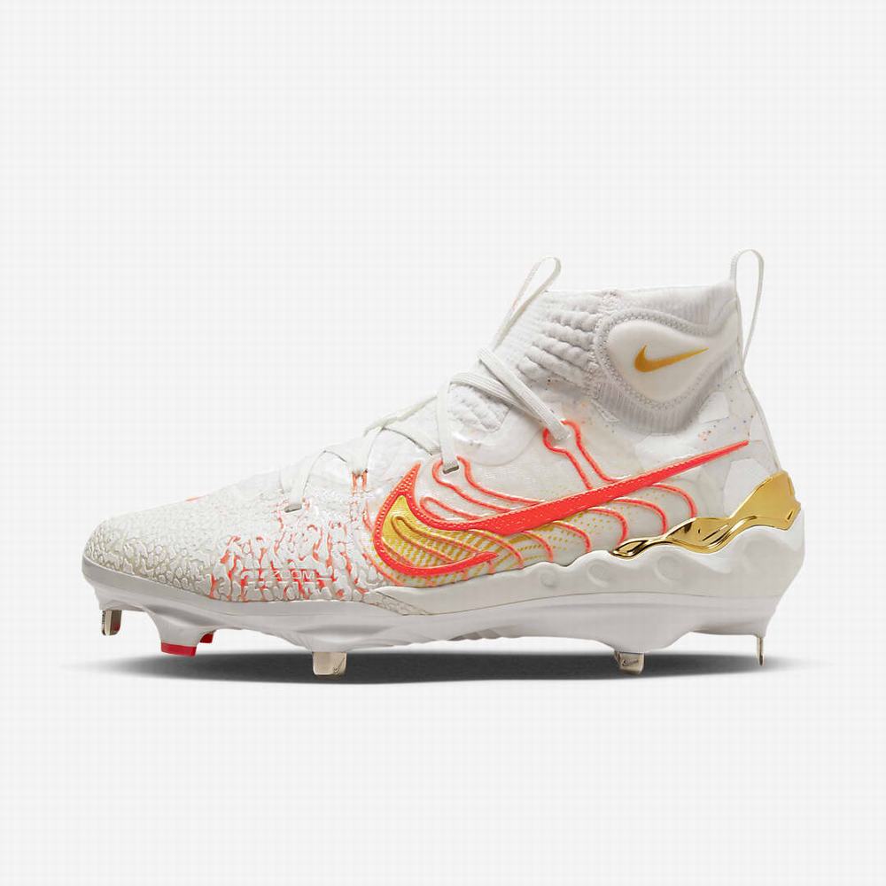 Baseballové Topanky Nike Alpha Huarache NXT Panske Biele Svetlo Červené | SK581340