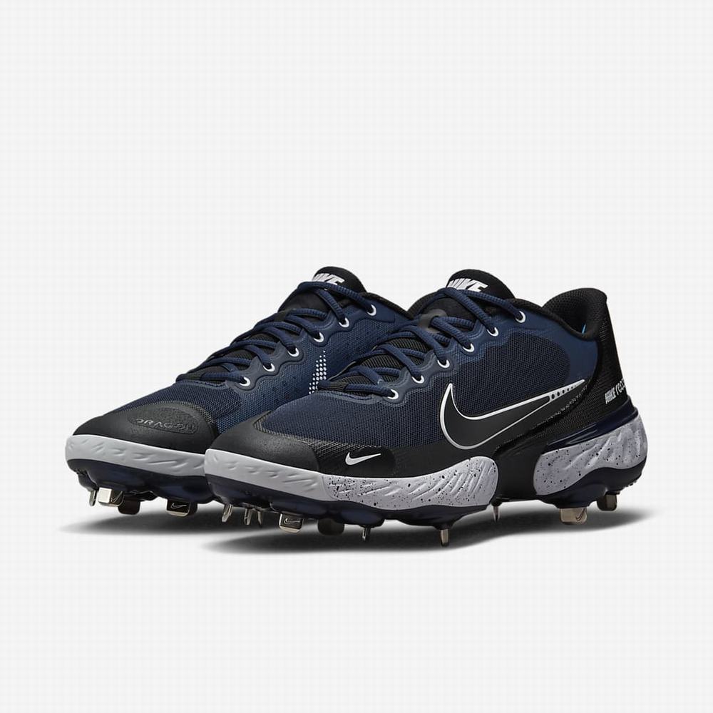 Baseballové Topanky Nike Alpha Huarache Elite 3 Low Panske Námornícka Modrá Biele Modre Čierne | SK603794