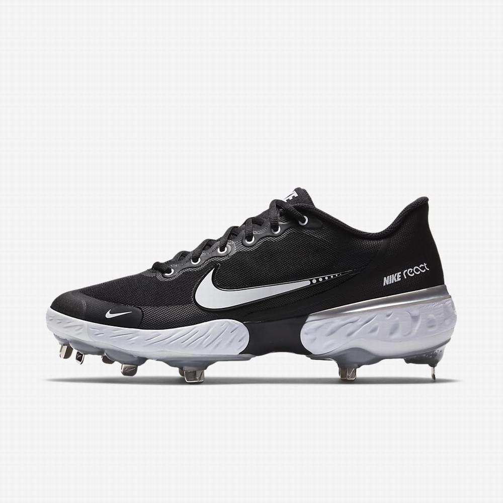 Baseballové Topanky Nike Alpha Huarache Elite 3 Low Panske Čierne Svetlo Siva Biele | SK913205