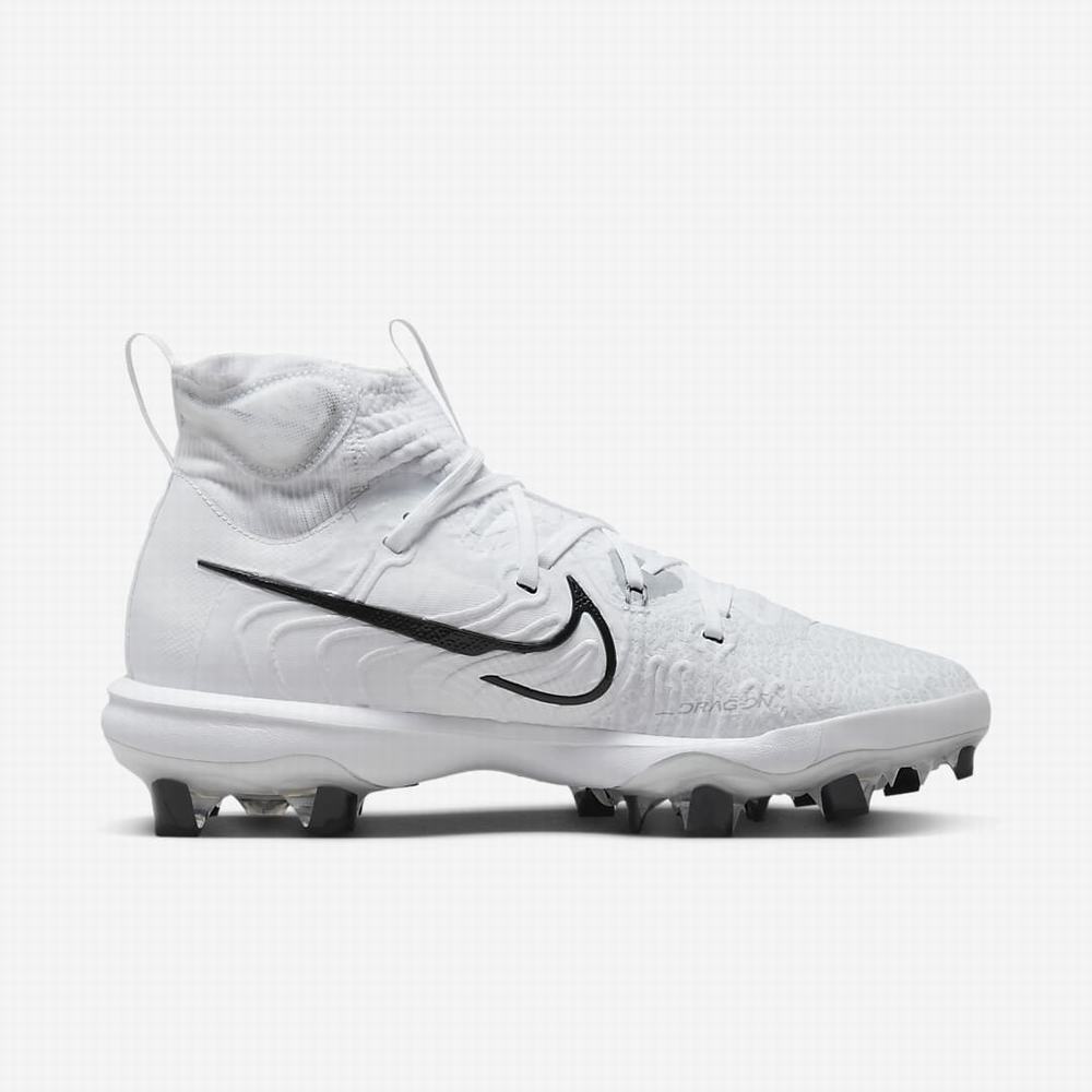 Baseballové Topanky Nike Alpha Huarache NXT MCS Panske Biele Siva Platina Čierne | SK956103