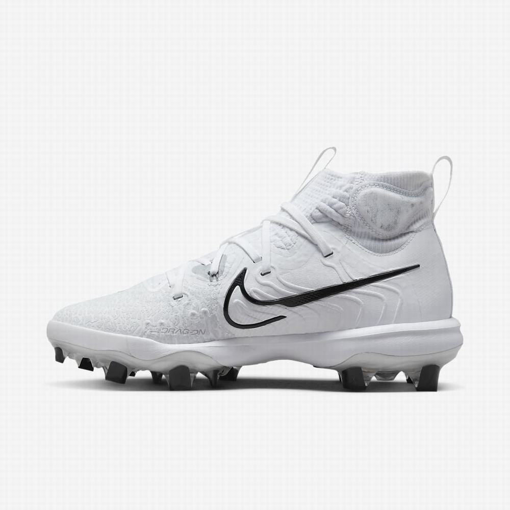 Baseballové Topanky Nike Alpha Huarache NXT MCS Panske Biele Siva Platina Čierne | SK956103