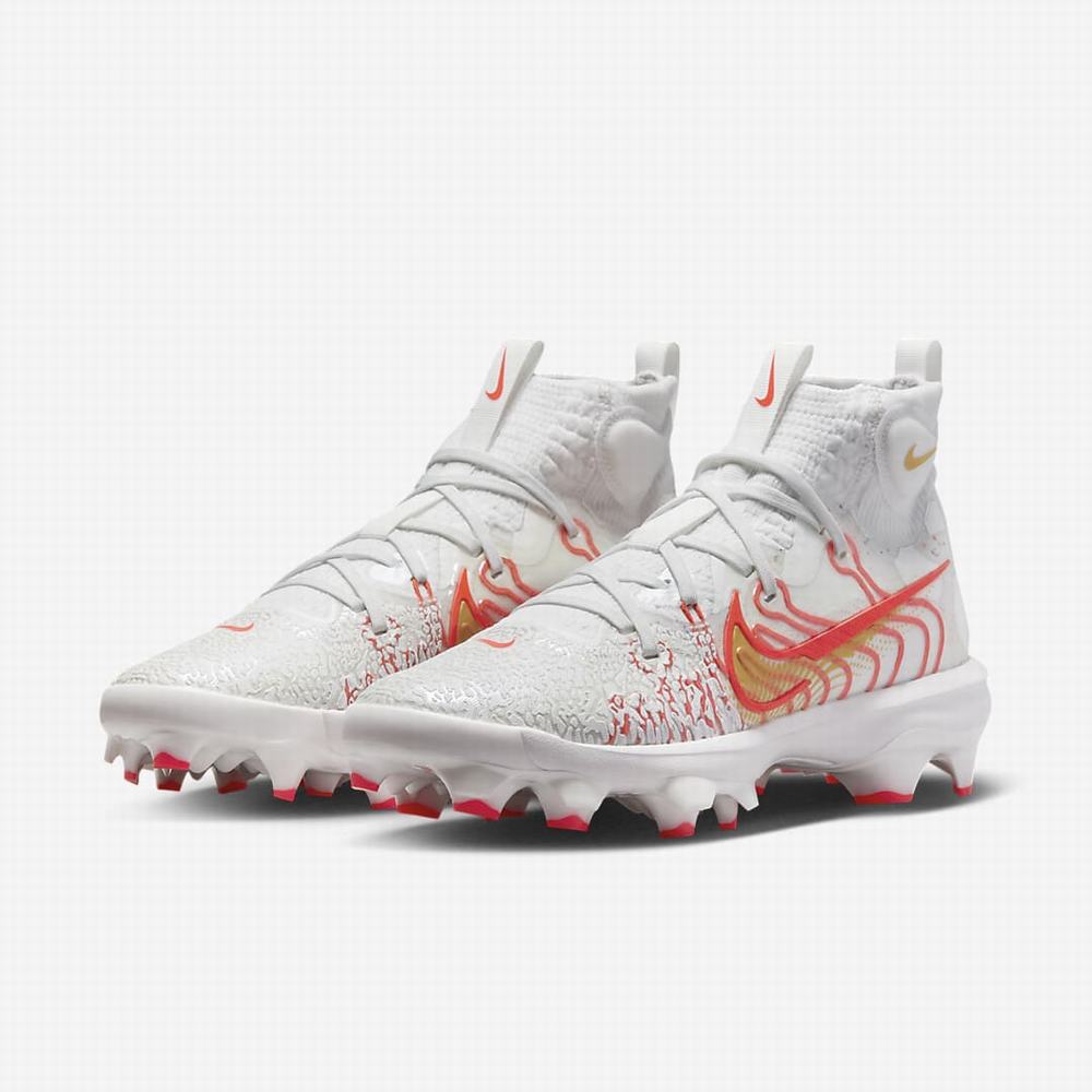 Baseballové Topanky Nike Alpha Huarache NXT MCS Panske Biele Svetlo Červené | SK968715