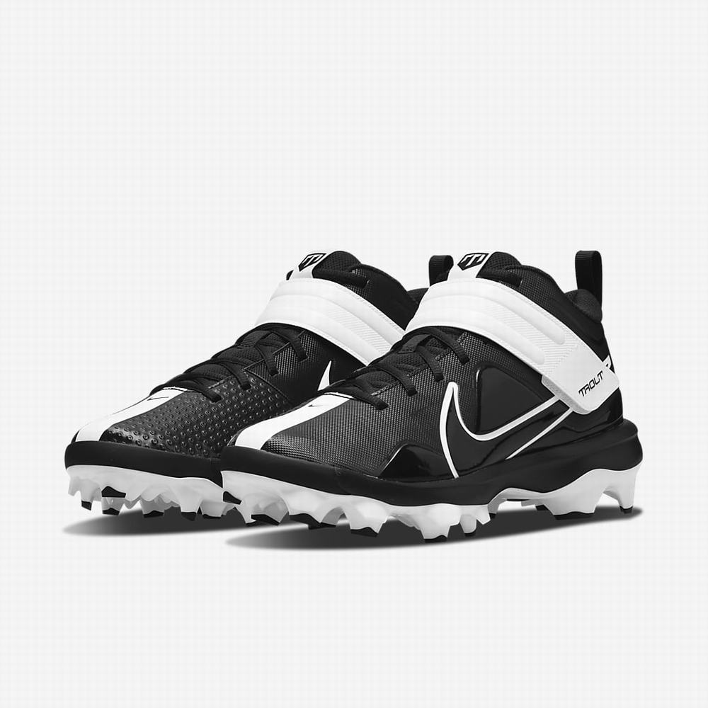 Baseballové Topanky Nike Force Trout 7 Pro MCS Panske Čierne Tyrkysové Biele | SK651347