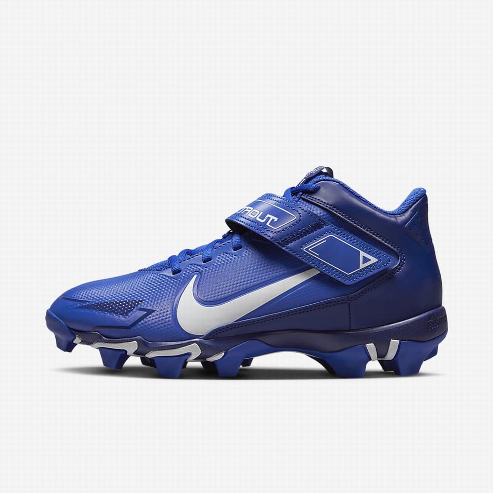 Baseballové Topanky Nike Force Trout 8 Keystone Panske Kráľovská Modrá Modre Biele | SK742605