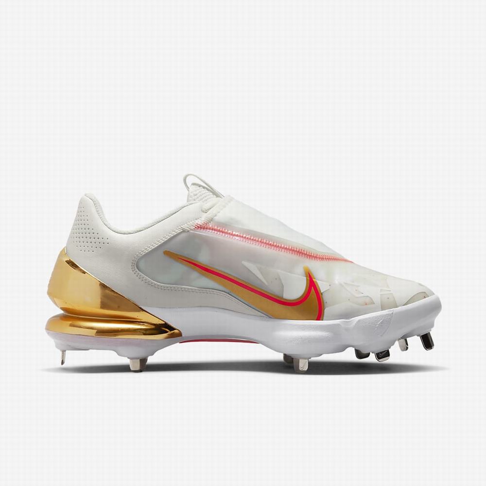 Baseballové Topanky Nike Force Zoom Trout 8 Pro Panske Biele Čierne Svetlo Červené | SK018476