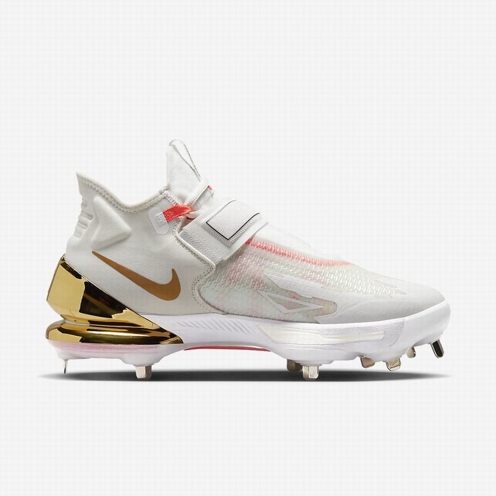 Baseballové Topanky Nike Force Zoom Trout 8 Elite Panske Biele Čierne Svetlo Červené | SK056793