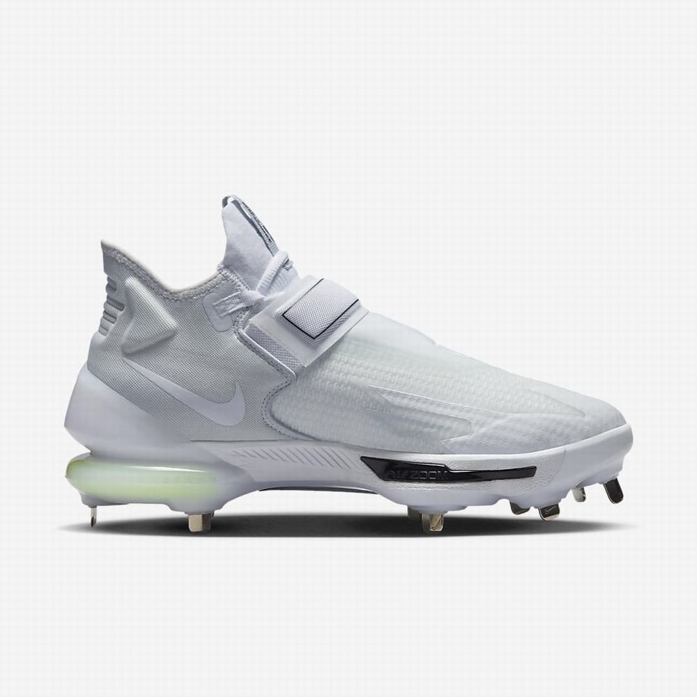 Baseballové Topanky Nike Force Zoom Trout 8 Elite Panske Biele Siva Platina Čierne | SK138694