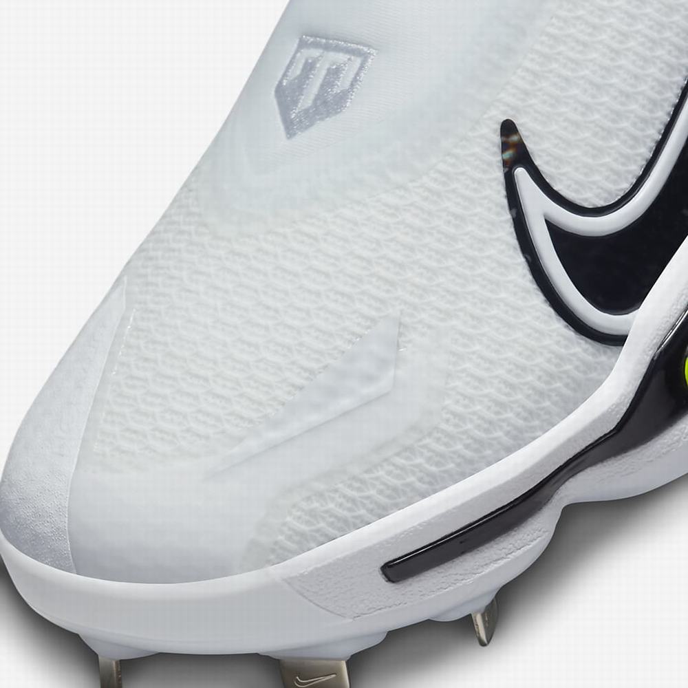 Baseballové Topanky Nike Force Zoom Trout 8 Elite Panske Biele Siva Platina Čierne | SK138694