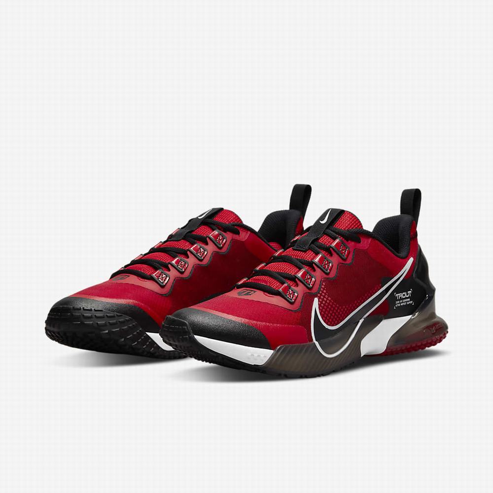 Baseballové Topanky Nike Force Zoom Trout LTD Turf Panske Červené Biele Svetlo Červené Čierne | SK324178