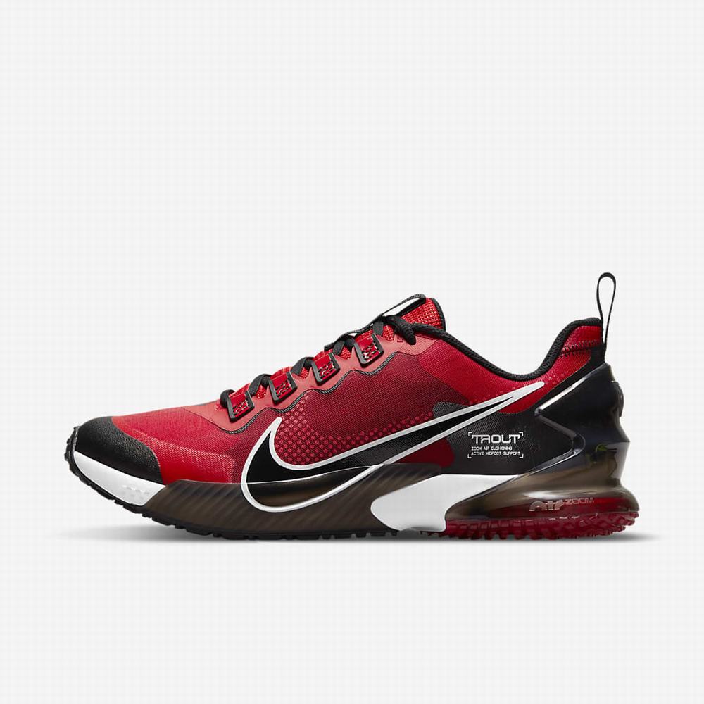 Baseballové Topanky Nike Force Zoom Trout LTD Turf Panske Červené Biele Svetlo Červené Čierne | SK324178