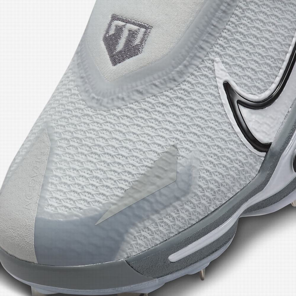 Baseballové Topanky Nike Force Zoom Trout 8 Elite Panske Siva Siva Platina Biele | SK438925