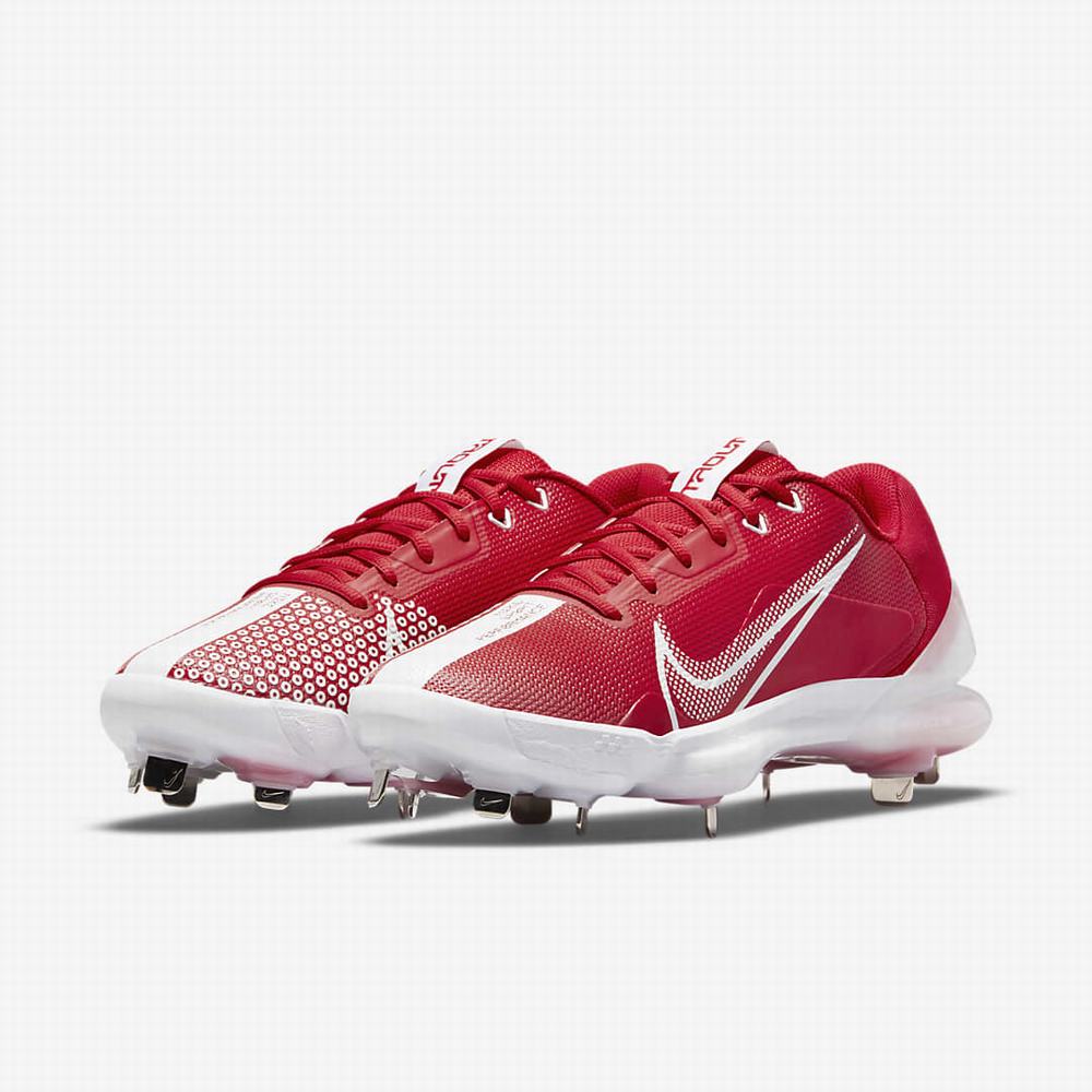 Baseballové Topanky Nike Force Zoom Trout 7 Pro Panske Červené Svetlo Červené Biele | SK845260