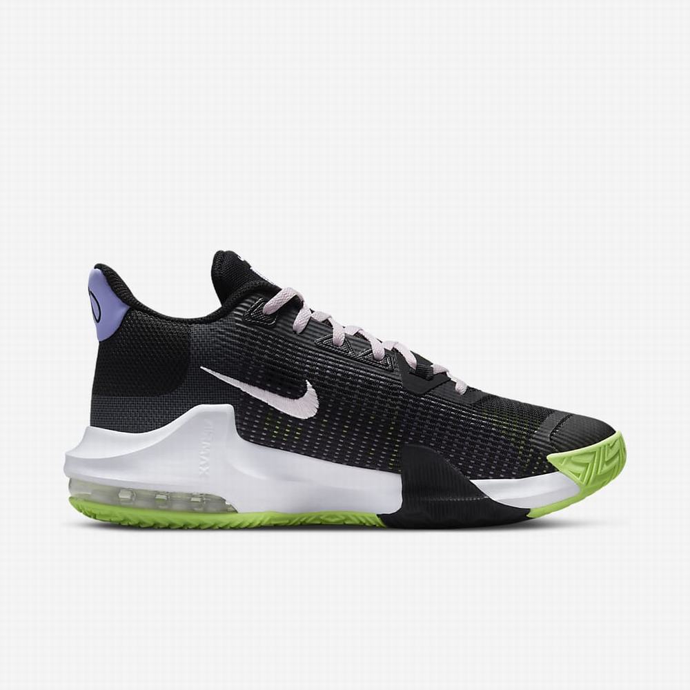 Basketbalove Tenisky Nike Air Max Impact 3 Panske Čierne Zelene Nachový Ruzove | SK089576