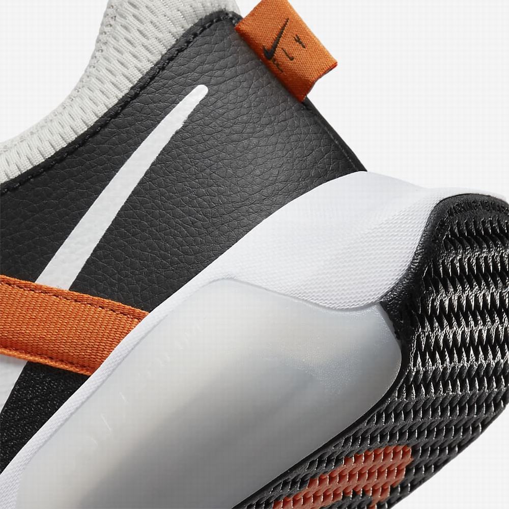 Basketbalove Tenisky Nike Air Zoom Crossover Detske Čierne Oranžové Biele | SK482537