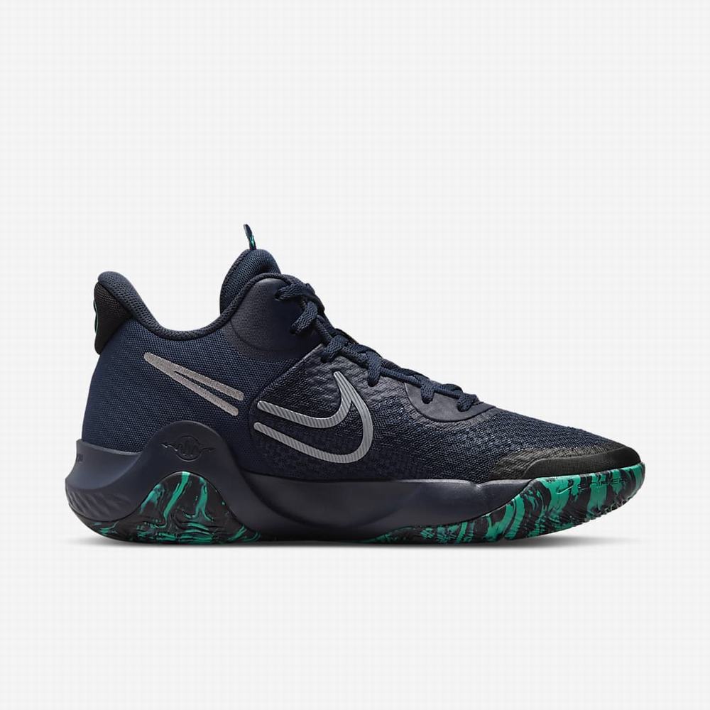 Basketbalove Tenisky Nike KD Trey 5 IX Damske Obsidian Čierne Tyrkysové Siva | SK573924