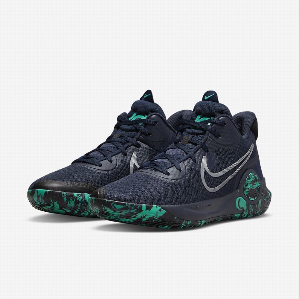 Basketbalove Tenisky Nike KD Trey 5 IX Damske Obsidian Čierne Tyrkysové Siva | SK573924