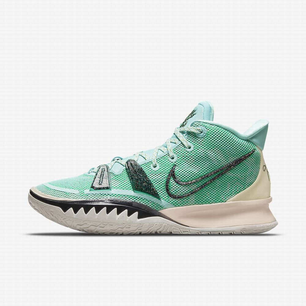 Basketbalove Tenisky Nike Kyrie 7 Damske Hnede Zelene Tmavo Siva | SK508392