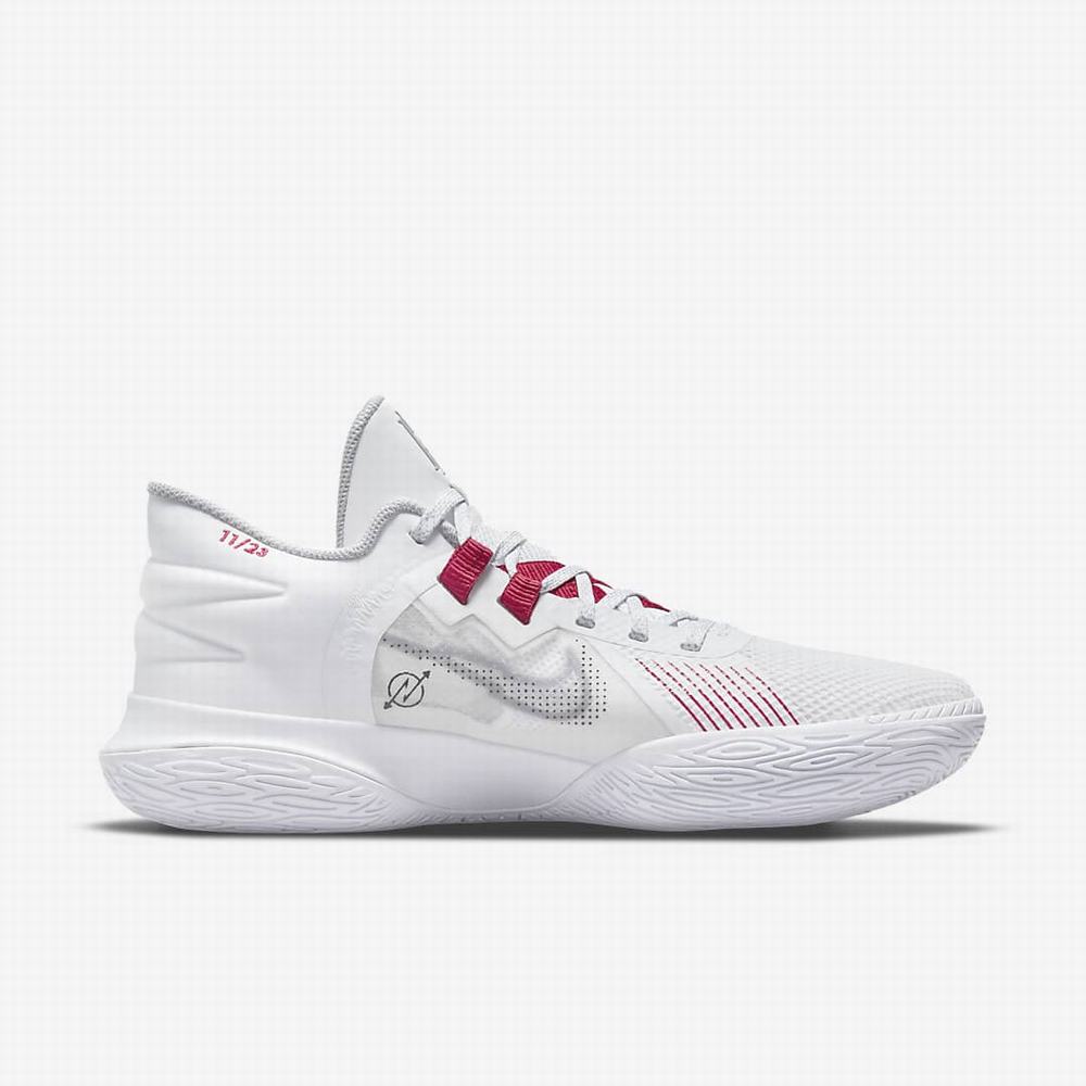 Basketbalove Tenisky Nike Kyrie Flytrap 5 Panske Biele Červené Čierne Siva | SK796831