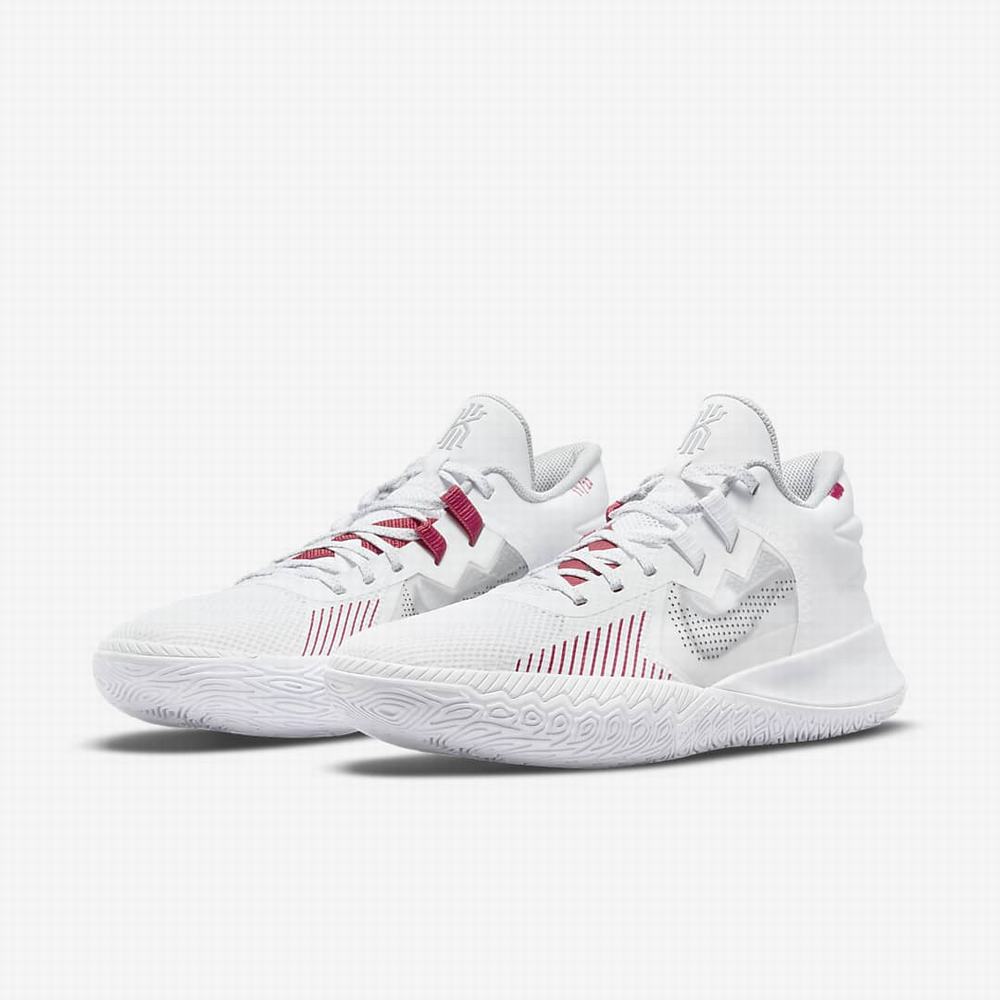 Basketbalove Tenisky Nike Kyrie Flytrap 5 Panske Biele Červené Čierne Siva | SK796831