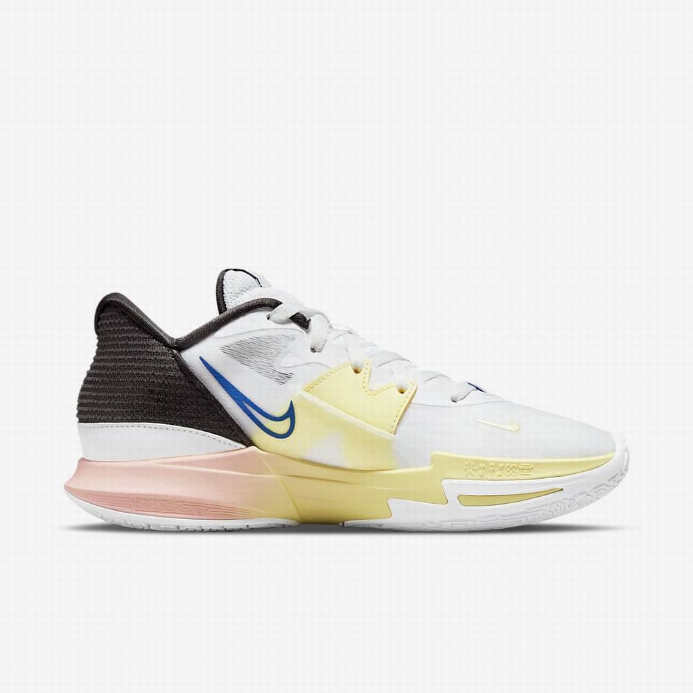 Basketbalove Tenisky Nike Kyrie Low 5 Panske Biele Siva Kráľovská Modrá | SK819324