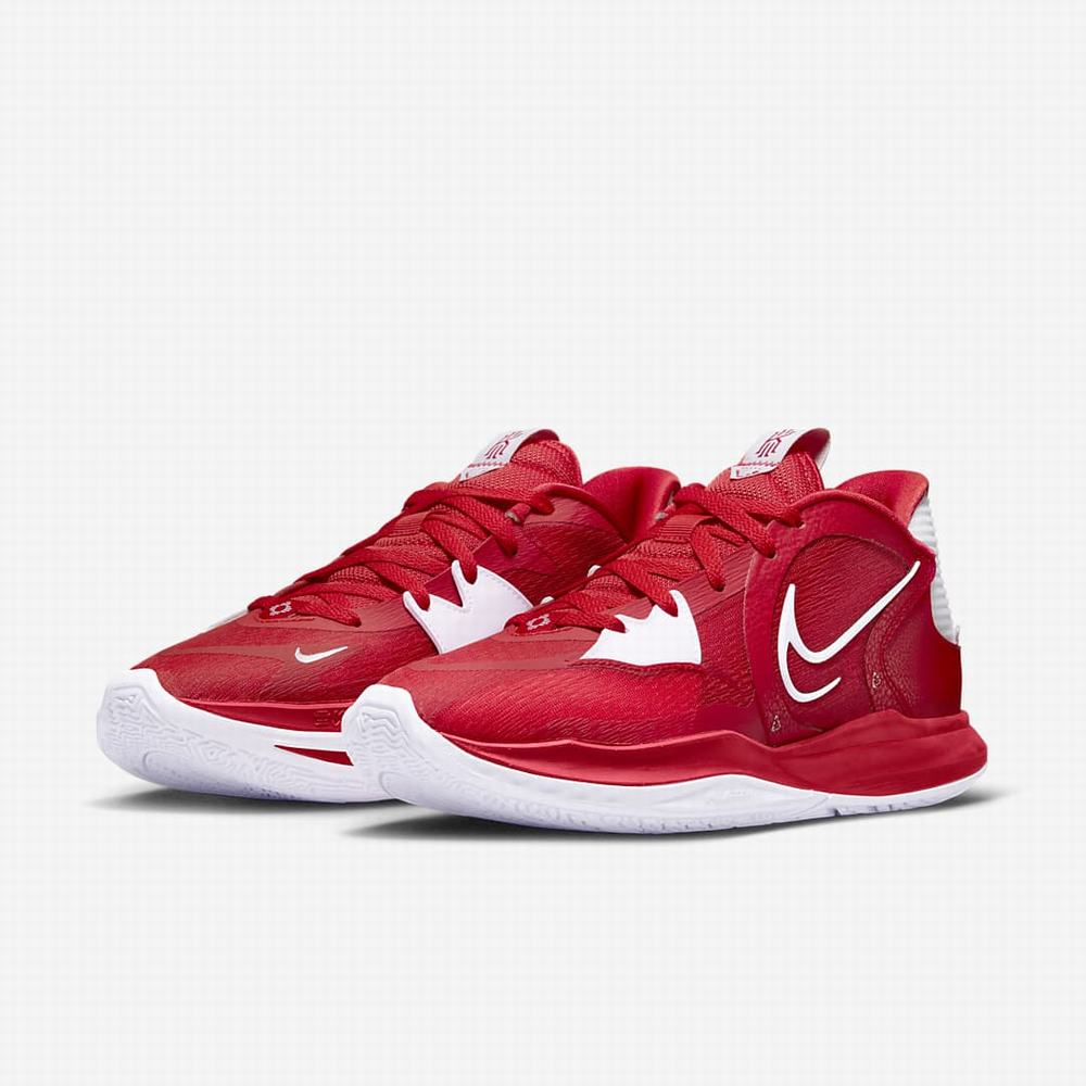 Basketbalove Tenisky Nike Kyrie Low 5 (Team) Damske Červené Biele | SK241058