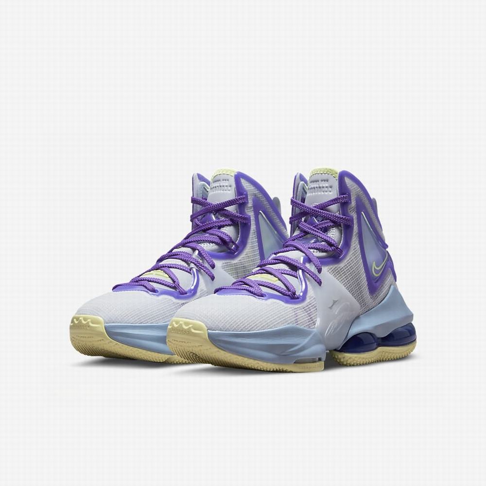 Basketbalove Tenisky Nike LeBron 19 Detske Modre Nachový | SK319582