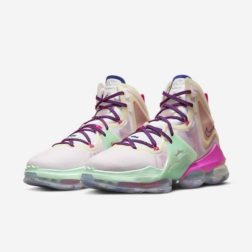 Basketbalove Tenisky Nike LeBron 19 Panske Modre Svetlo Zelene Biele | SK172590