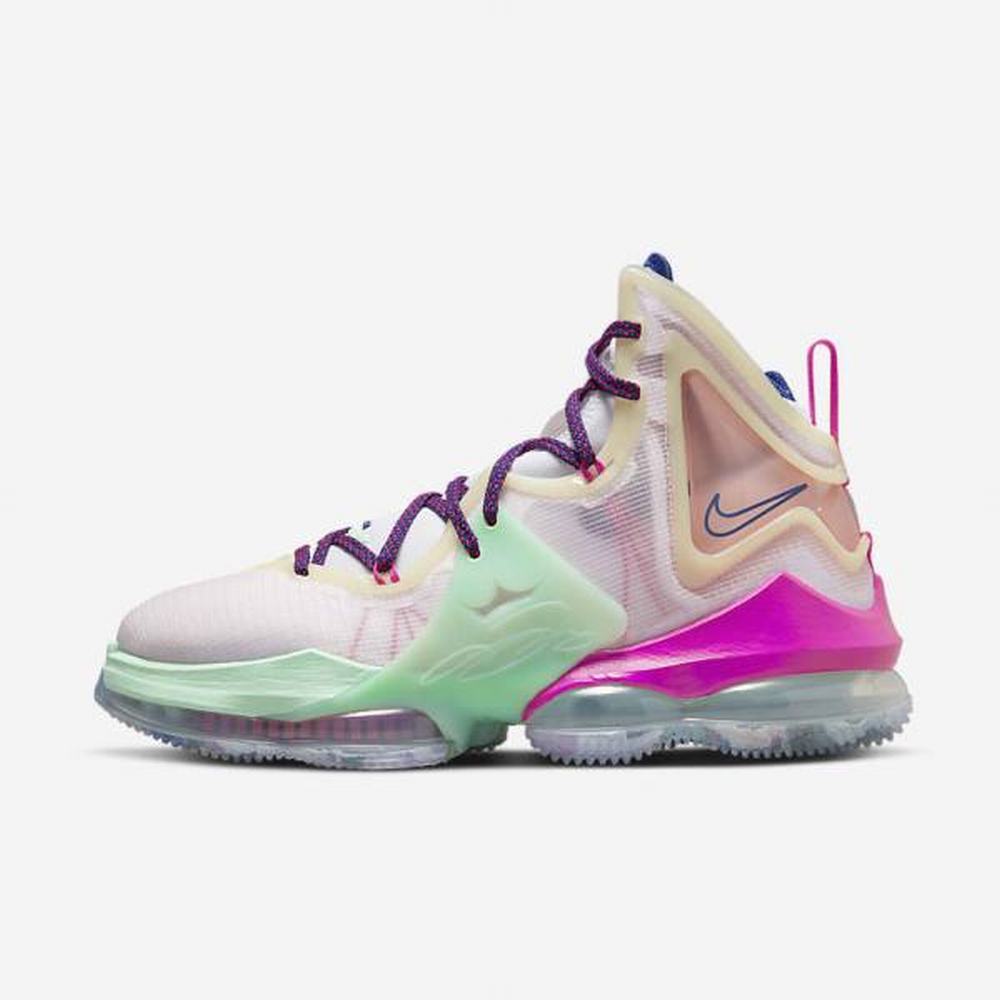 Basketbalove Tenisky Nike LeBron 19 Panske Modre Svetlo Zelene Biele | SK172590