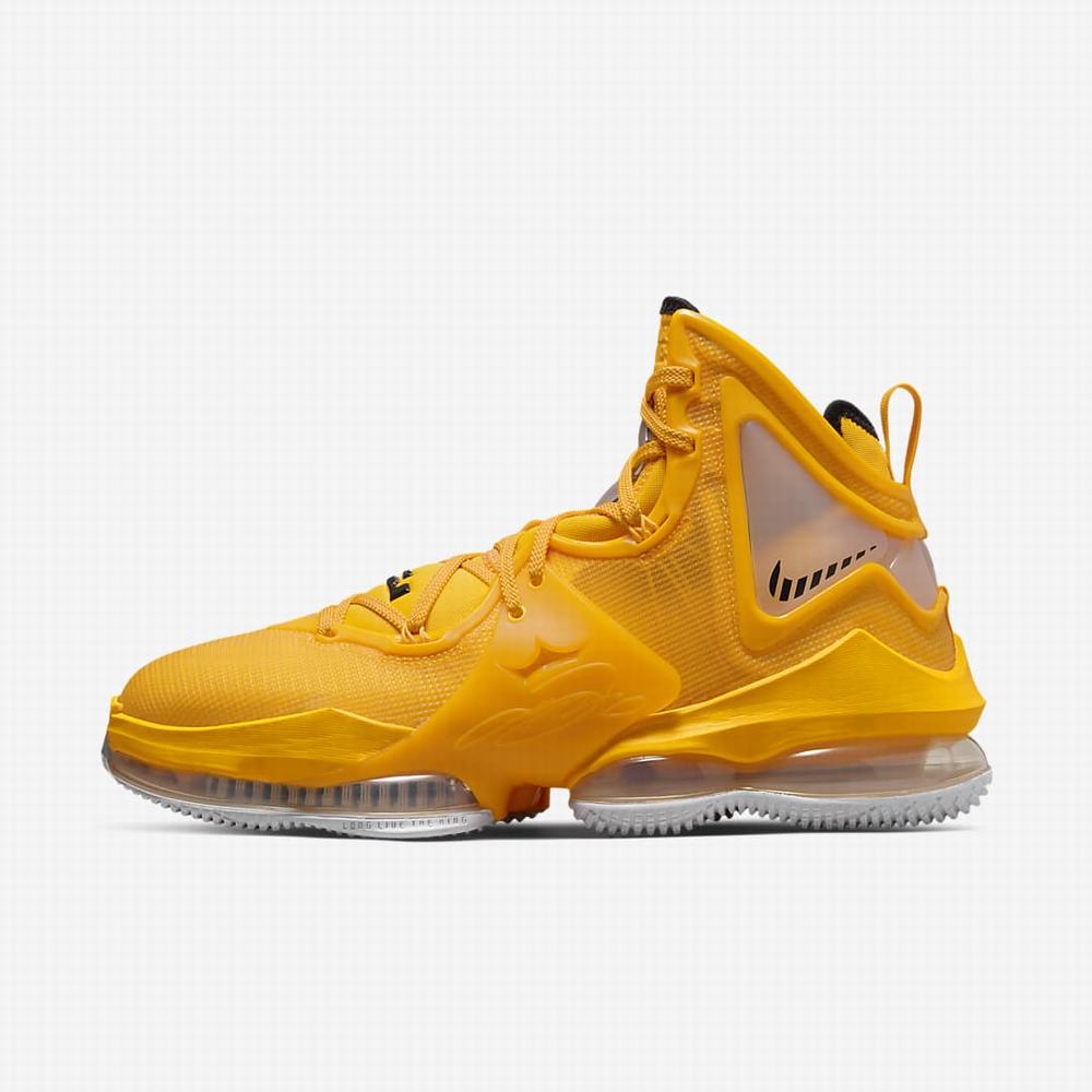 Basketbalove Tenisky Nike LeBron 19 Panske Zlate Čierne | SK396081