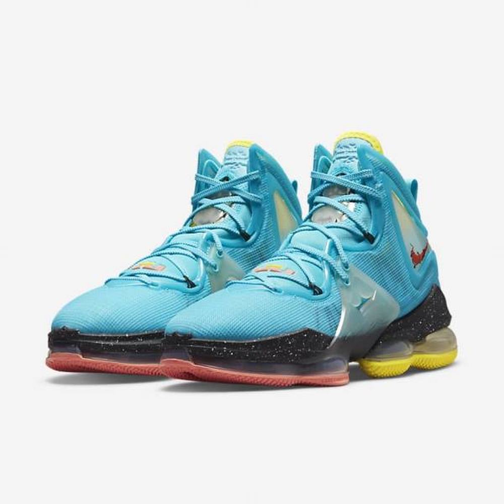 Basketbalove Tenisky Nike LeBron 19 Panske Modre Čierne Biele | SK724130