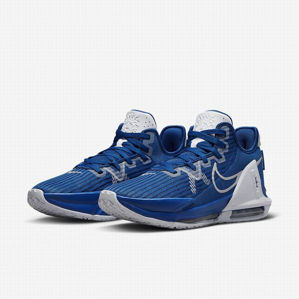 Basketbalove Tenisky Nike LeBron Witness 6 (Team) Panske Kráľovská Modrá Biele | SK350824