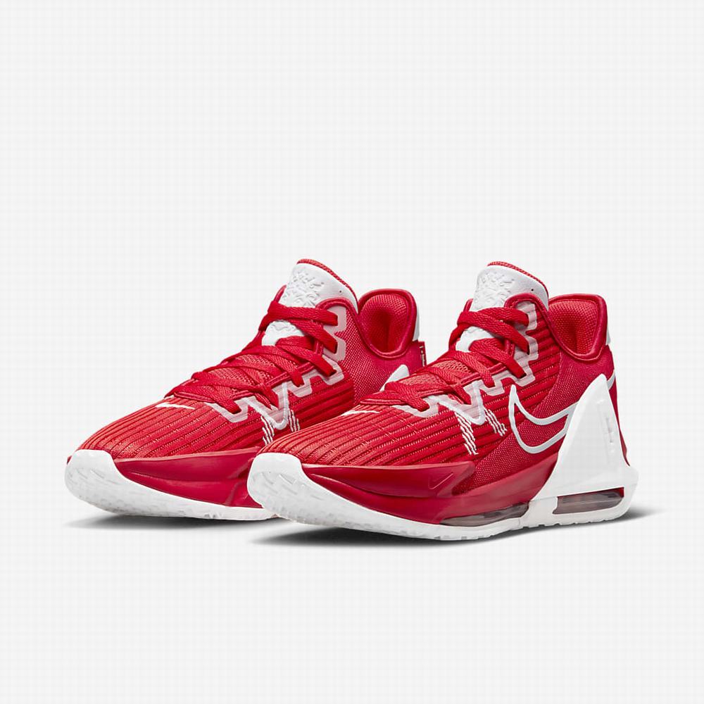 Basketbalove Tenisky Nike LeBron Witness 6 (Team) Damske Červené Biele | SK926870