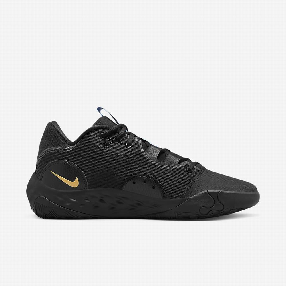 Basketbalove Tenisky Nike PG 6 Damske Čierne Modre Krém Metal Zlate | SK167283