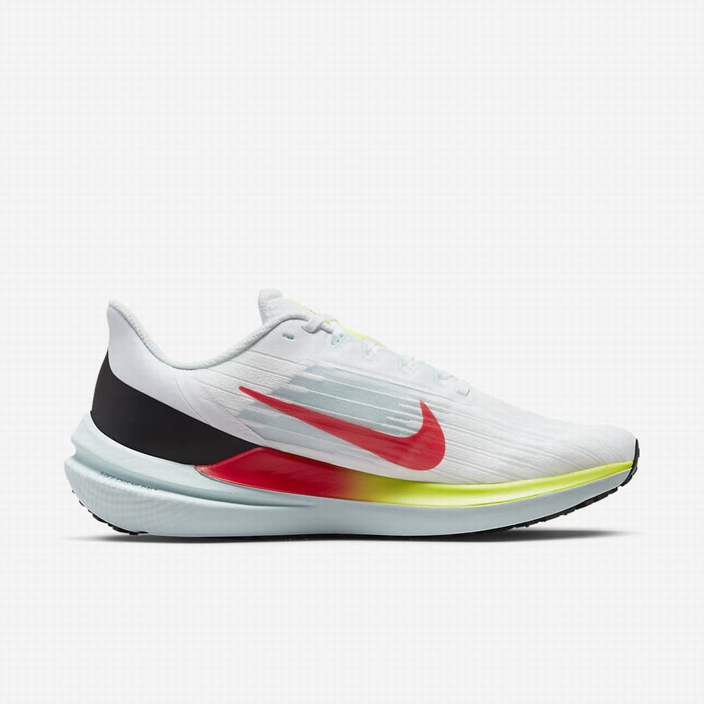 Bezecke Topanky Nike Air Winflo 9 Damske Biele Čierne Svetlo Červené | SK072496