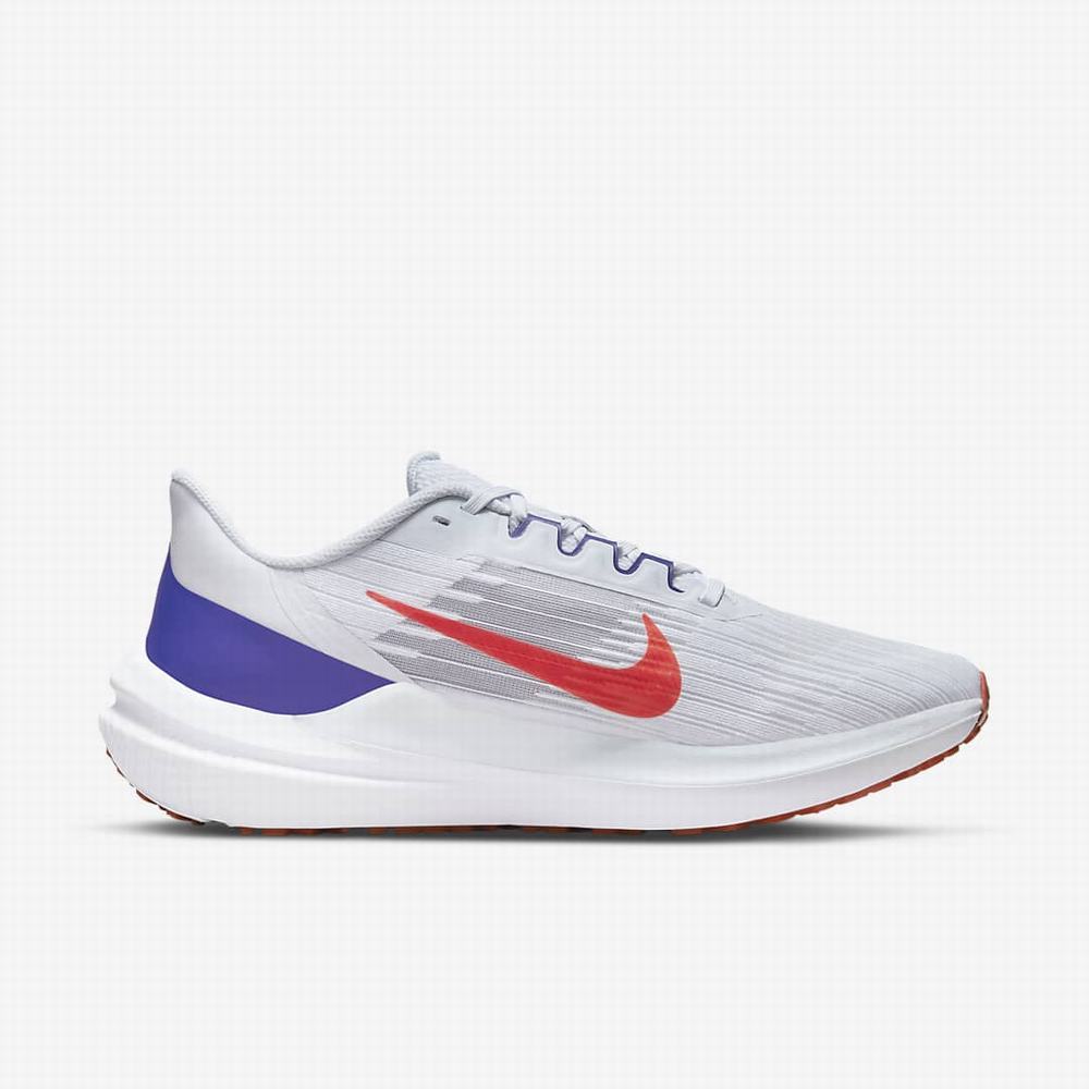 Bezecke Topanky Nike Air Winflo 9 Panske Siva Svetlo Červené | SK897641