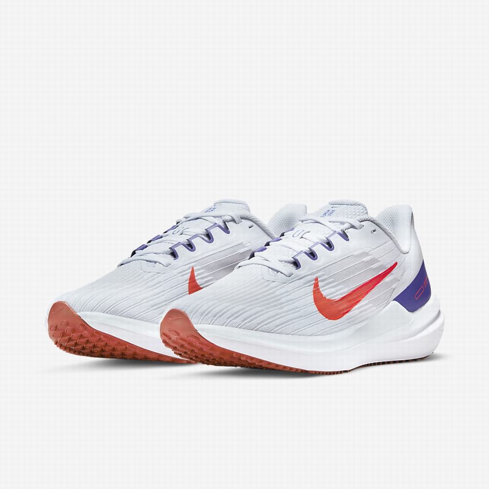 Bezecke Topanky Nike Air Winflo 9 Panske Siva Svetlo Červené | SK897641