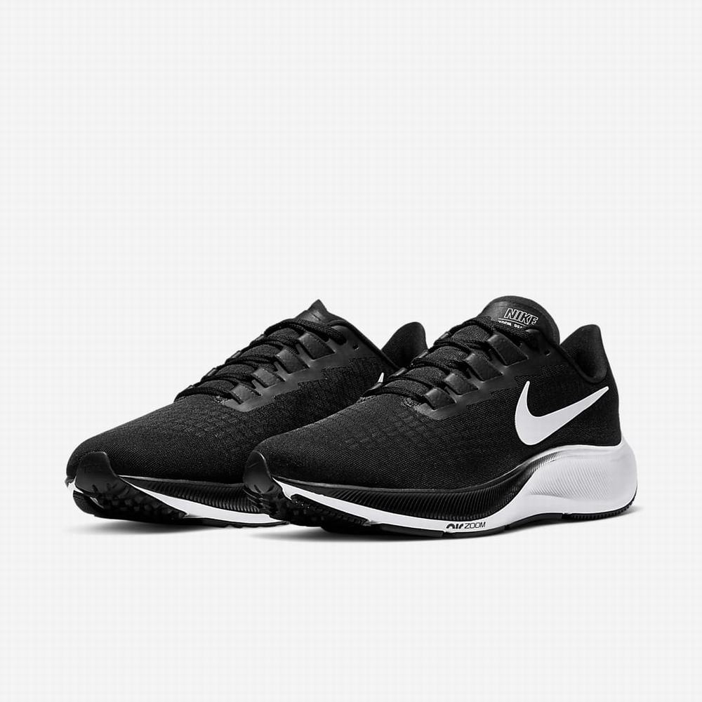 Bezecke Topanky Nike Air Zoom Pegasus 37 Panske Čierne Biele | SK618029