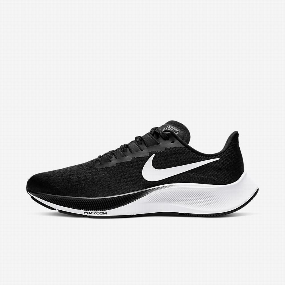 Bezecke Topanky Nike Air Zoom Pegasus 37 Panske Čierne Biele | SK618029