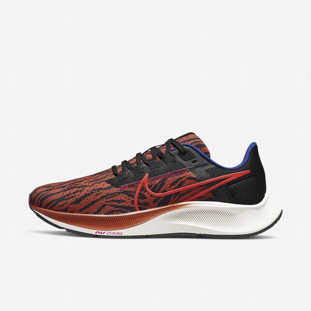 Bezecke Topanky Nike Air Zoom Pegasus 38 Damske Oranžové Čierne Červené | SK063215