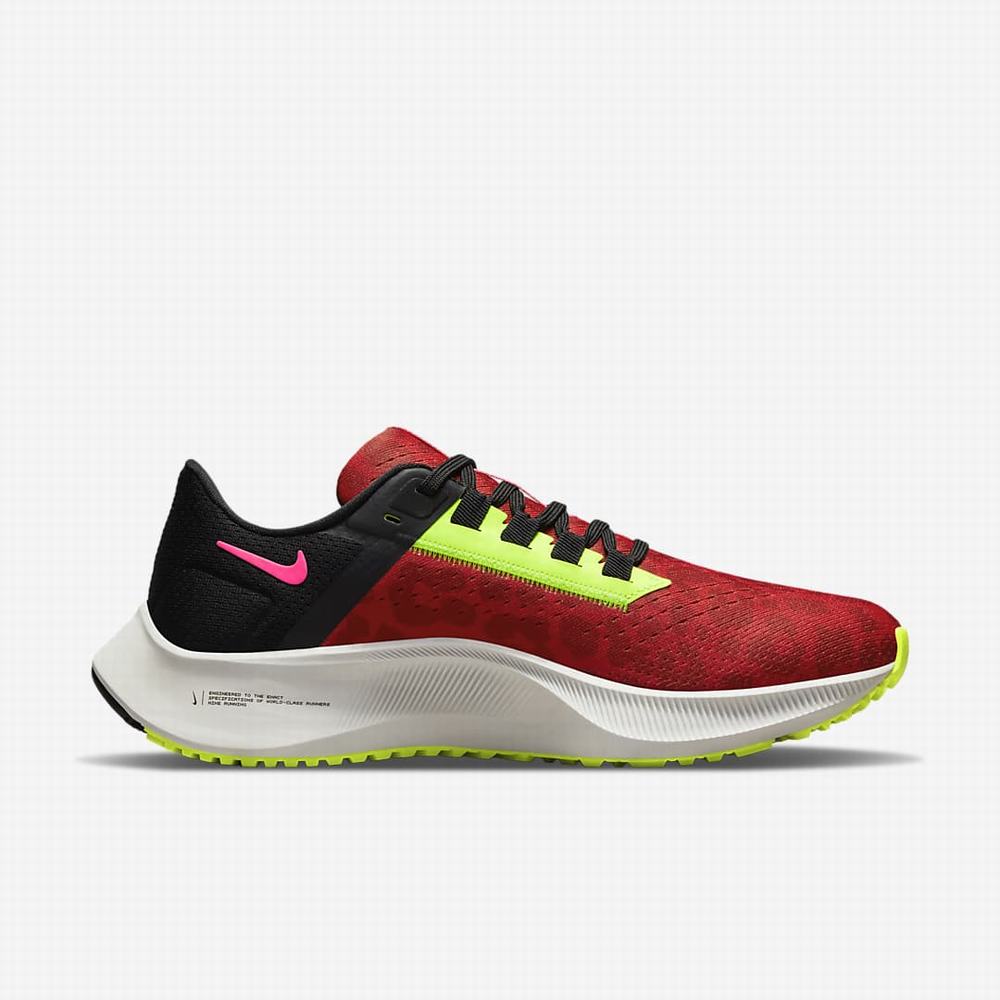 Bezecke Topanky Nike Air Zoom Pegasus 38 Damske Červené Čierne Platina Ruzove | SK419283