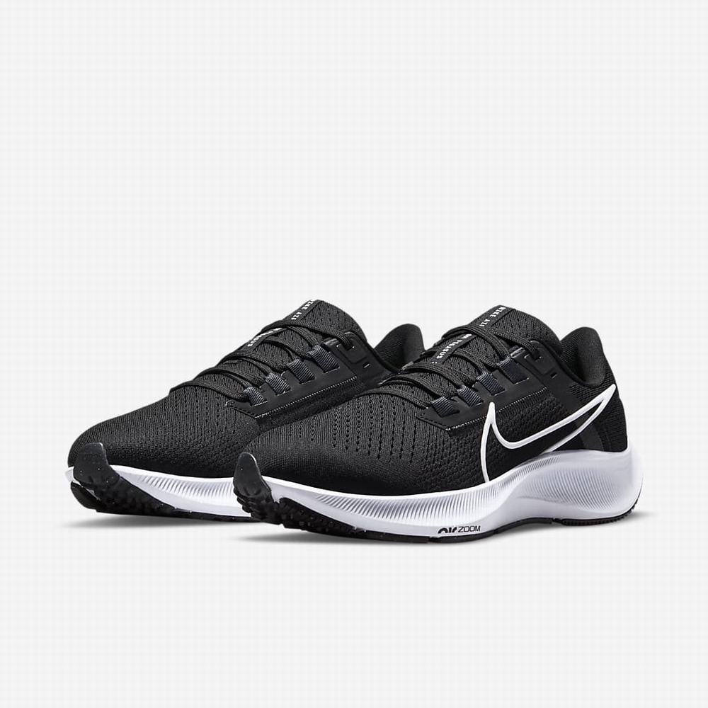 Bezecke Topanky Nike Air Zoom Pegasus 38 Damske Čierne Tmavo Siva Biele | SK817342