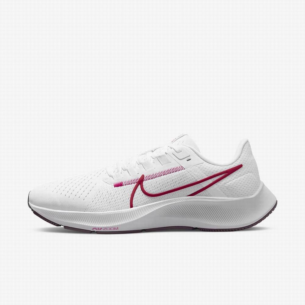 Bezecke Topanky Nike Air Zoom Pegasus 38 Damske Biele Ruzove | SK890162