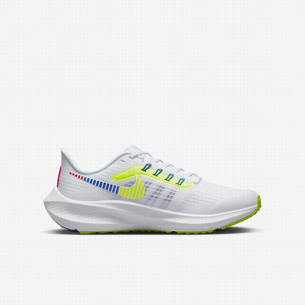 Bezecke Topanky Nike Air Zoom Pegasus 39 Detske Biele Modre Čierne | SK107269