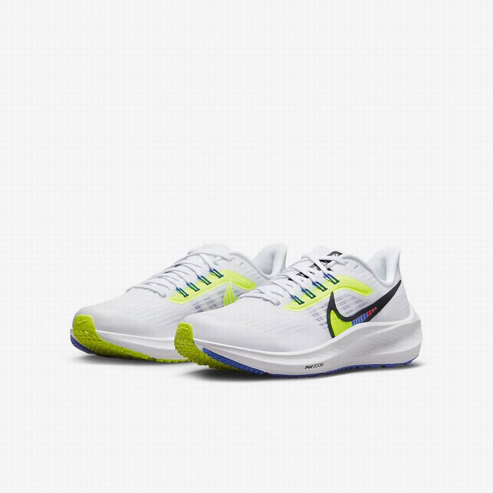 Bezecke Topanky Nike Air Zoom Pegasus 39 Detske Biele Modre Čierne | SK107269